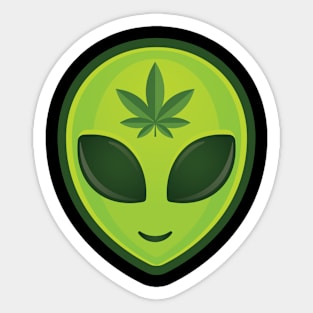 Alien High Mind Tee-shirt Sticker